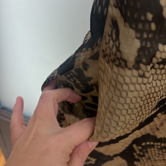 Ann Mashburn Silk Animal Print Dress Size XS - Picture 3 of 10